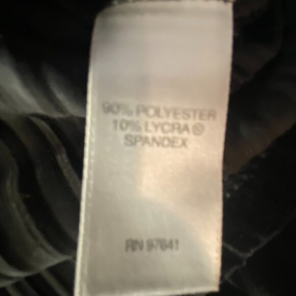 J. Jill Velour Black Long Sleeve Top Size Medium Petite - Picture 7 of 8